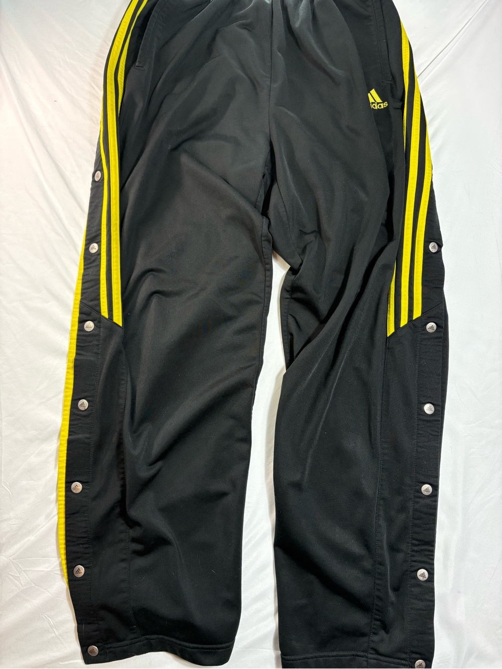 VTG adidas full snap tear away 90s track pants size L
